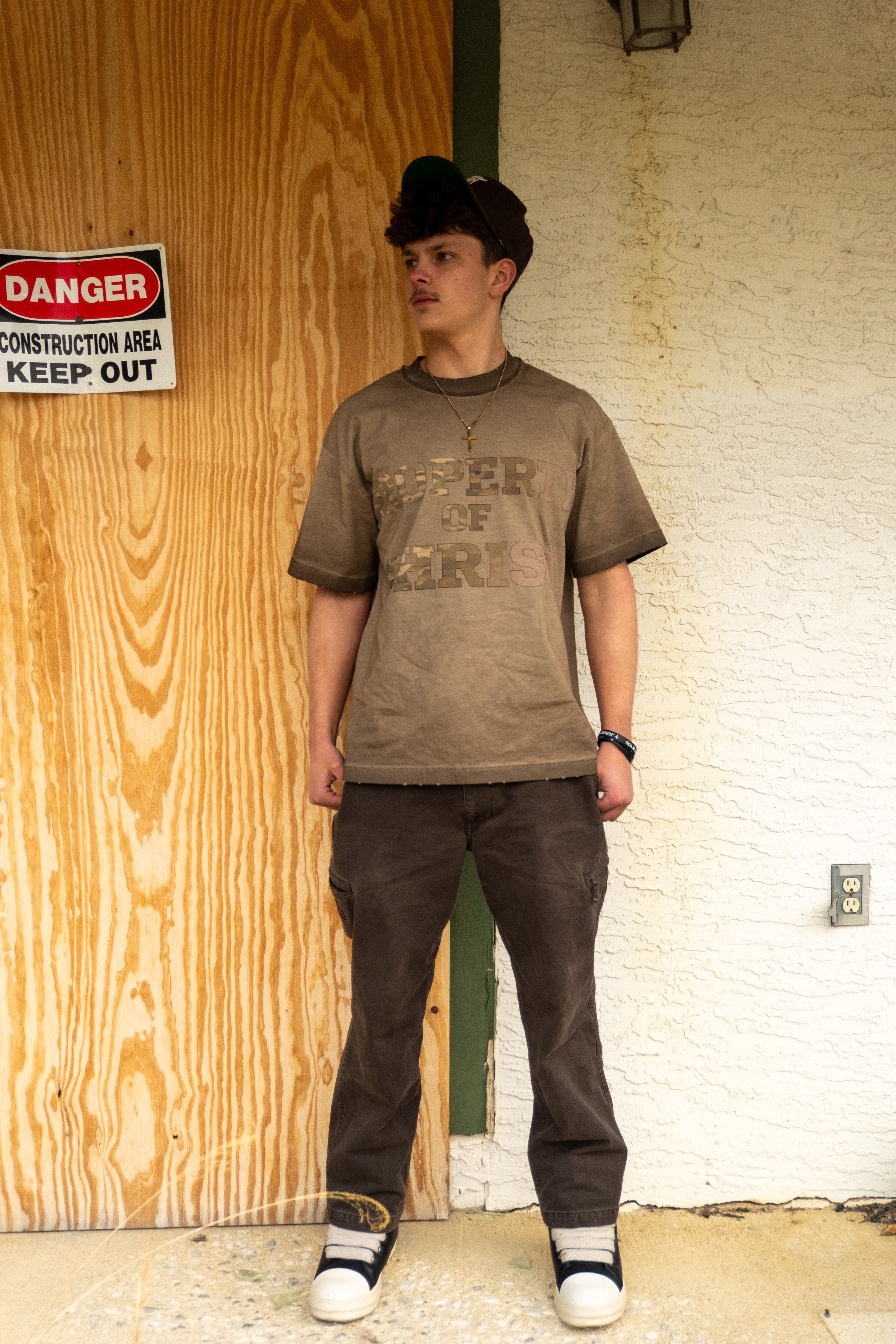 “Property of Christ Faded Camo” Tee