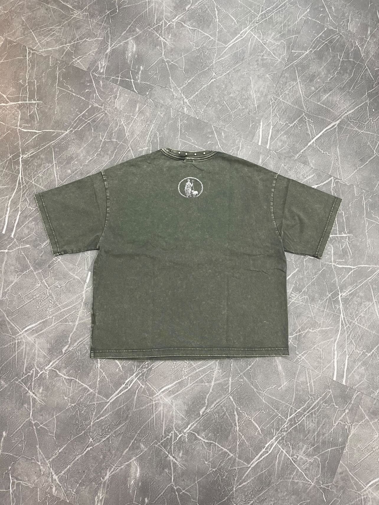 “Veraikon” Studded Grey Tee