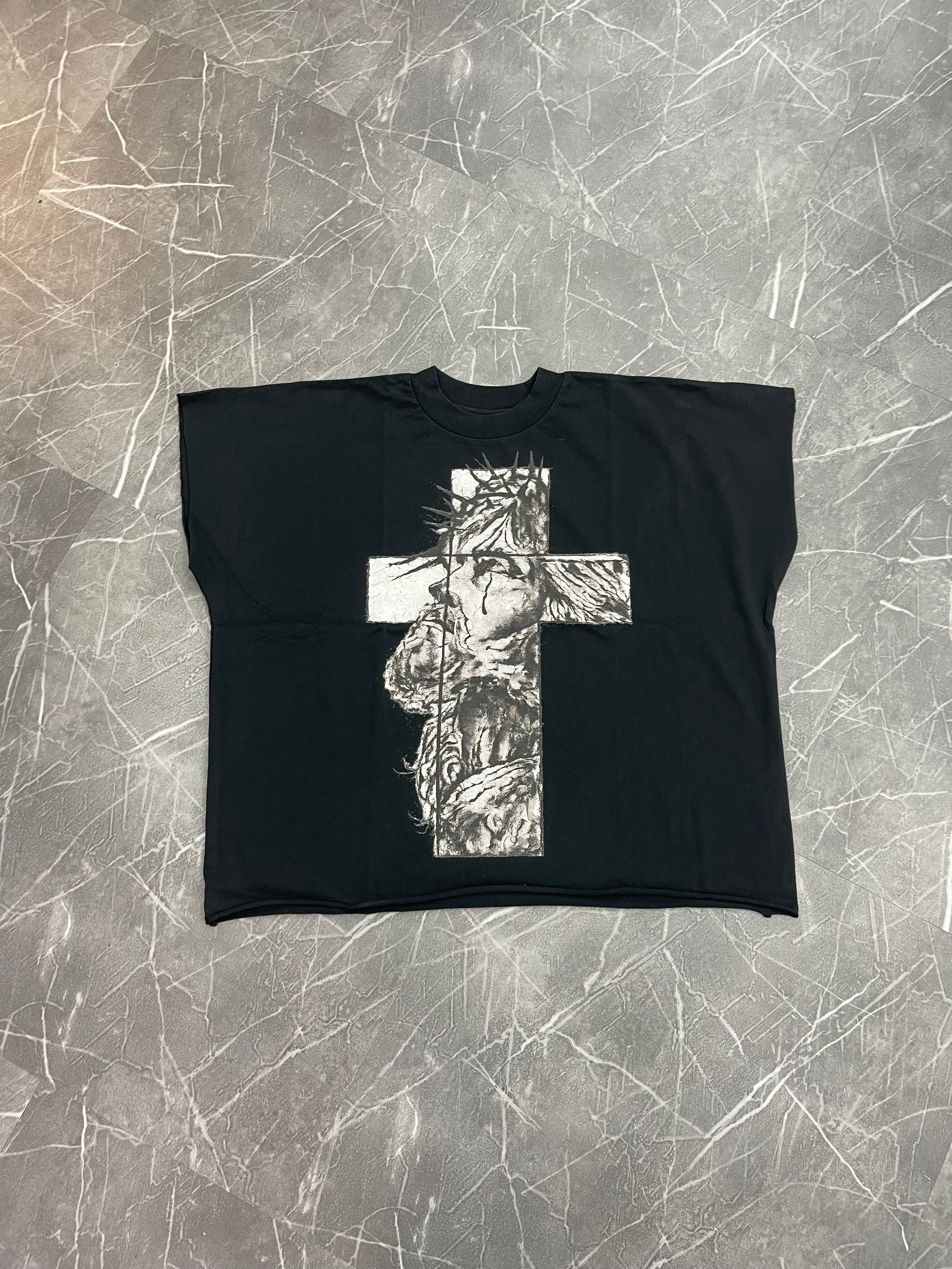 “Beautiful Cross” Cutoff Tee